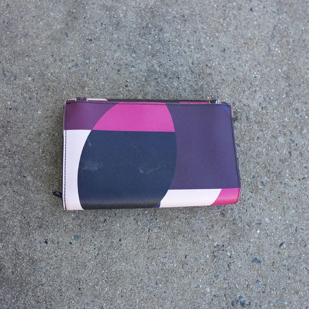 Kate Spade Laurel Way Geo Spotlight Winni Crossbody Wallet Clutch As Is No Strap